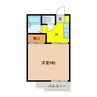 ラプラス西和田 1Kの間取り