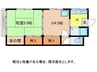 コーポ美坂 1DKの間取り