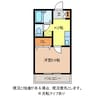 コーポラスさつき 1Kの間取り