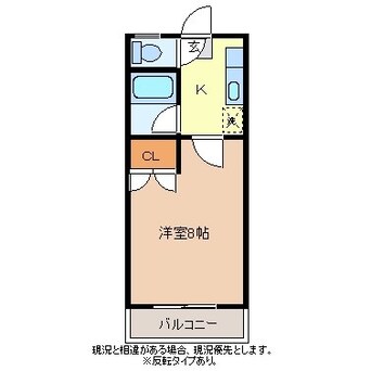 間取図 コーポ・ビックワン