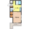 上松ハイツ一ノ瀬 1Kの間取り
