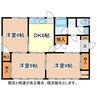 1階 築29年 3DKの間取り
