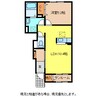 アリエッティＹ棟 1LDKの間取り