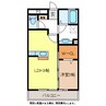 エクセラン昴 1LDKの間取り