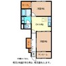 アードリゲ駒沢 2DKの間取り