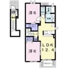 Ｓａｒａｉ和 2LDKの間取り