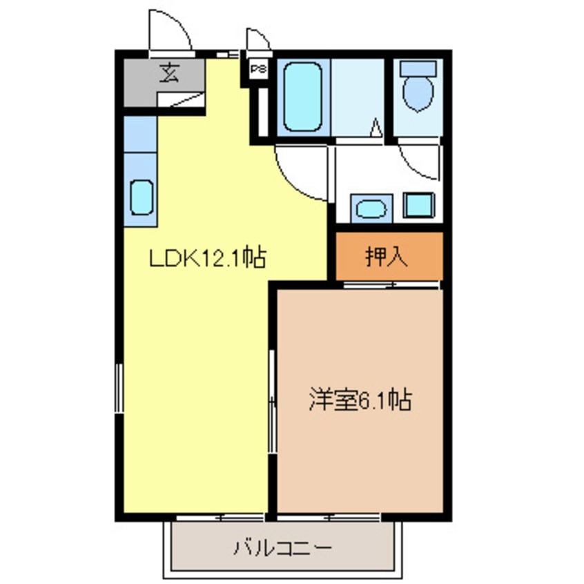 間取図 パストラル２１