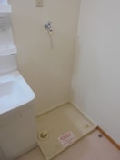 洗濯機置き場　写真は203号室です（参考） パストラル２１