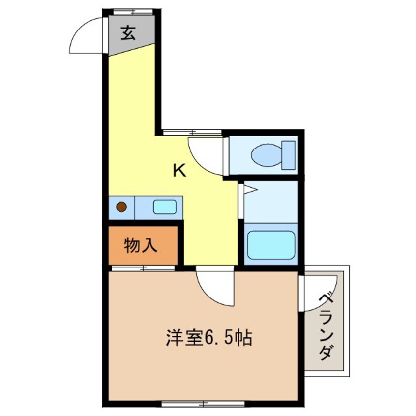 間取図 ハイツ薫風