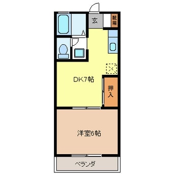 間取図 プレッセ裾花