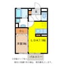 サンパティーク 1DKの間取り