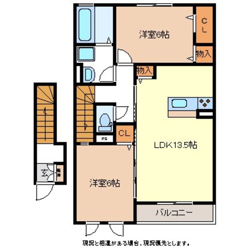間取図 プライマリーコートＦ