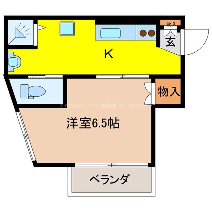 間取図 コーポ丸山