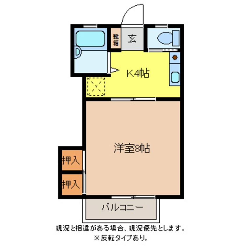 間取図 コーポマツミＢ棟