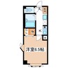 ピュアメゾン南石堂Ａ棟 1Kの間取り