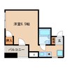 ハイライズインチトセ 1Kの間取り