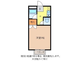 間取図 パークサイド若里