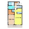 モダンコート 1LDKの間取り