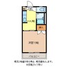 ディアスおかだ 1Kの間取り