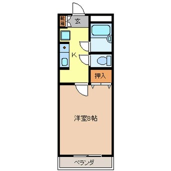 間取図 パインコート・七瀬