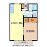 ハイツサンシティー 1LDKの間取り