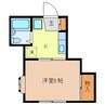 ホームシティ若里 1Kの間取り