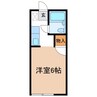 西長野フジハイツ 1Kの間取り
