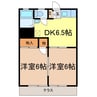 信越本線/安茂里駅 徒歩15分 1階 築41年 2DKの間取り