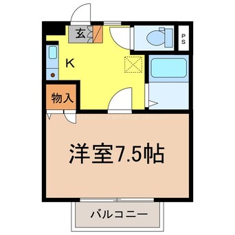 間取図 メゾン滝澤