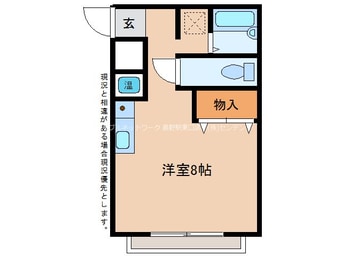 間取図 長野電鉄長野線/本郷駅 徒歩10分 1階 築29年