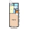 サニーハイツ高田 1Kの間取り