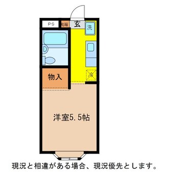 間取図 川後線＿79/長野商業高校 2階 築39年