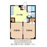 ハイム・ロジュマンB棟 2DKの間取り