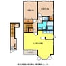 ミニョン　アンジュ 2LDKの間取り