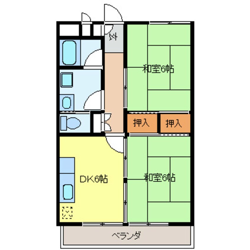 間取図 宮尾ハイツ