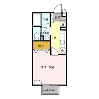 間取図 信越本線/長野駅 徒歩18分 1階 築22年