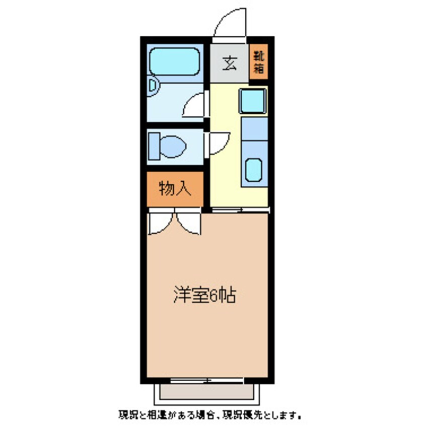 間取図 Ｍ-21ハイツ