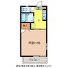 富竹アパートメント 1Kの間取り