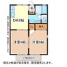 パークハウスメルス 2DKの間取り