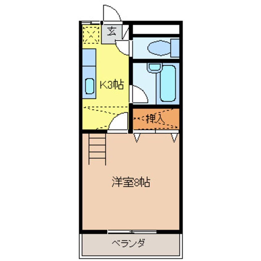 間取図 ＮＥＷ・Ｔ・ヴィラ