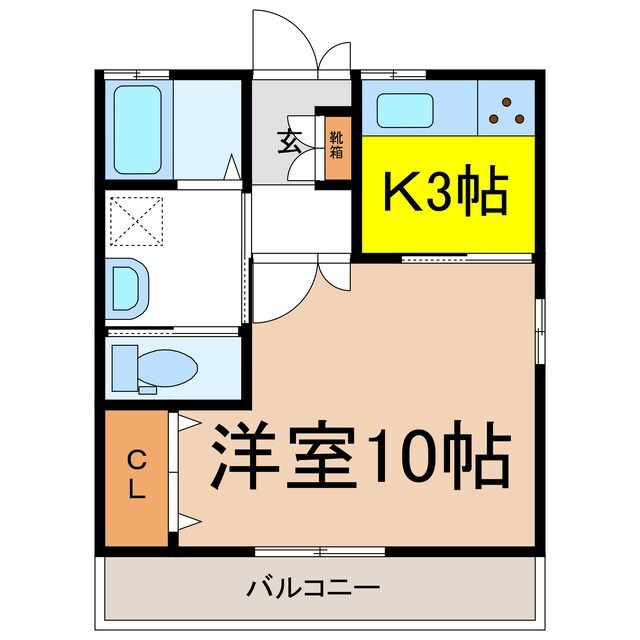 間取り図 クレスト中御所