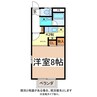 パークハイム上野 1Kの間取り