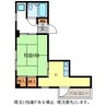 信越本線/長野駅 徒歩12分 8階 築44年 1DKの間取り