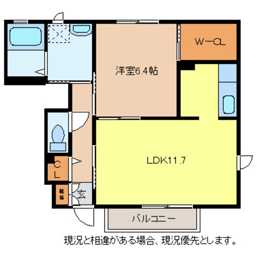 間取図 ラピス平林Ｗ棟