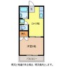 北条ライブタウンＢ棟 1DKの間取り