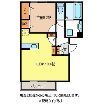 間取図 エスポワール東和田Ａ