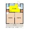 信越本線/長野駅 徒歩27分 2階 築41年 2DKの間取り
