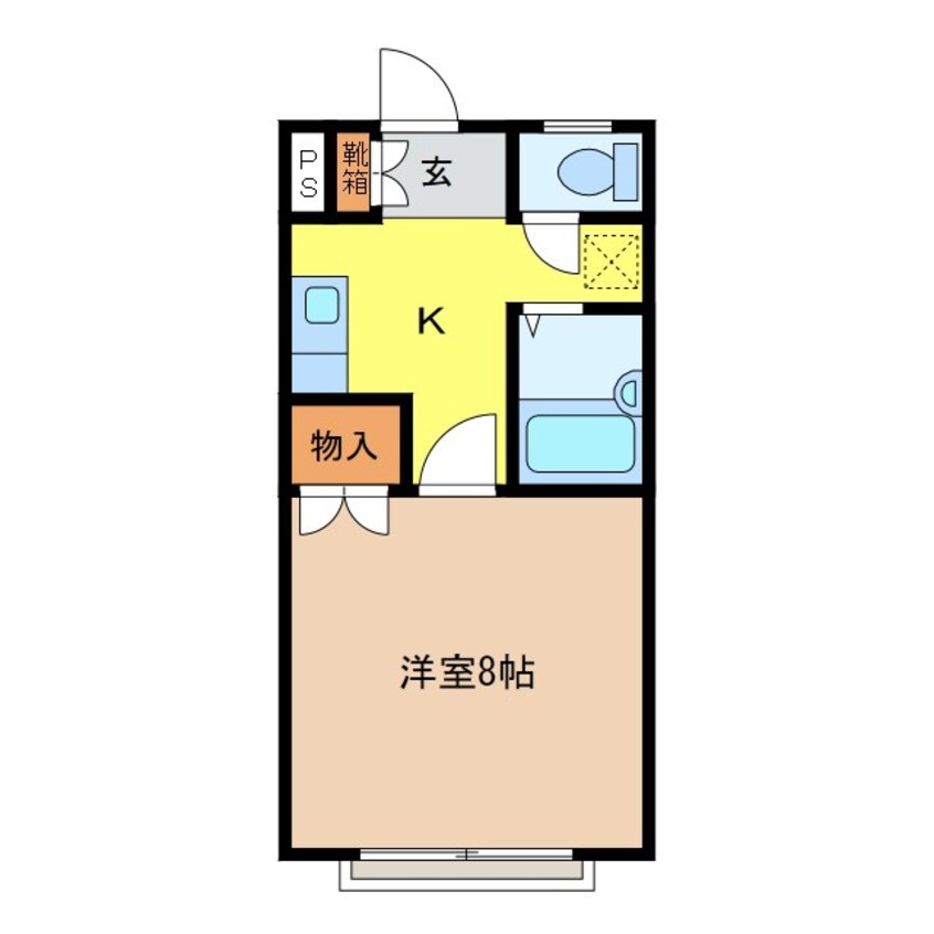 間取図 相ノ木ハイツ