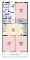 グリーン・ビレッジ 3DKの間取り