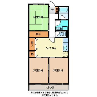 間取図 グリーン・ビレッジ